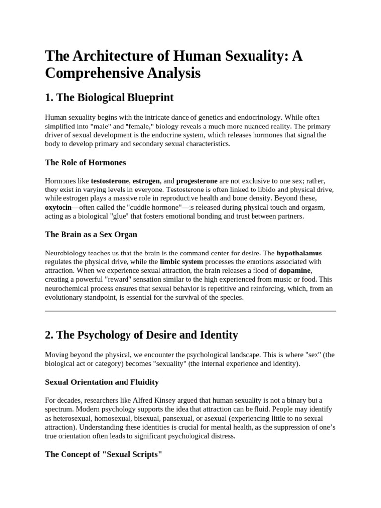 The Architecture of Human Sexuality | PDF | Human Sexuality | Sexual ...