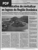 NotIcia sobre Obras nas Lagoas em 2012  