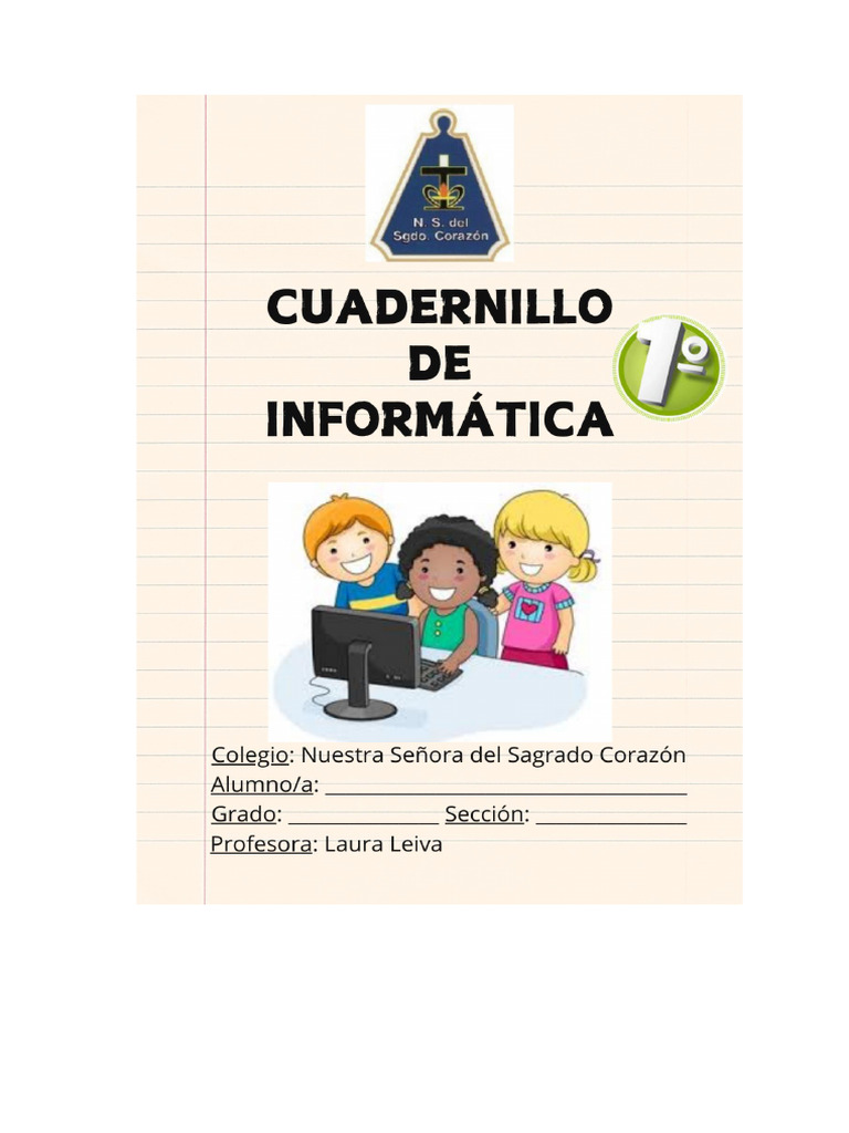 1° Grado Cuadernillo de Informática 2026 | PDF