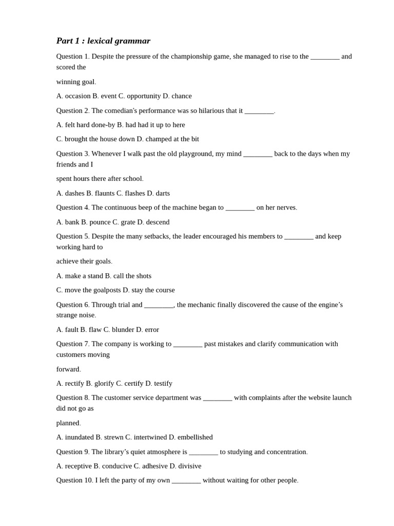 Lexical+Word Form+Rewrite | PDF