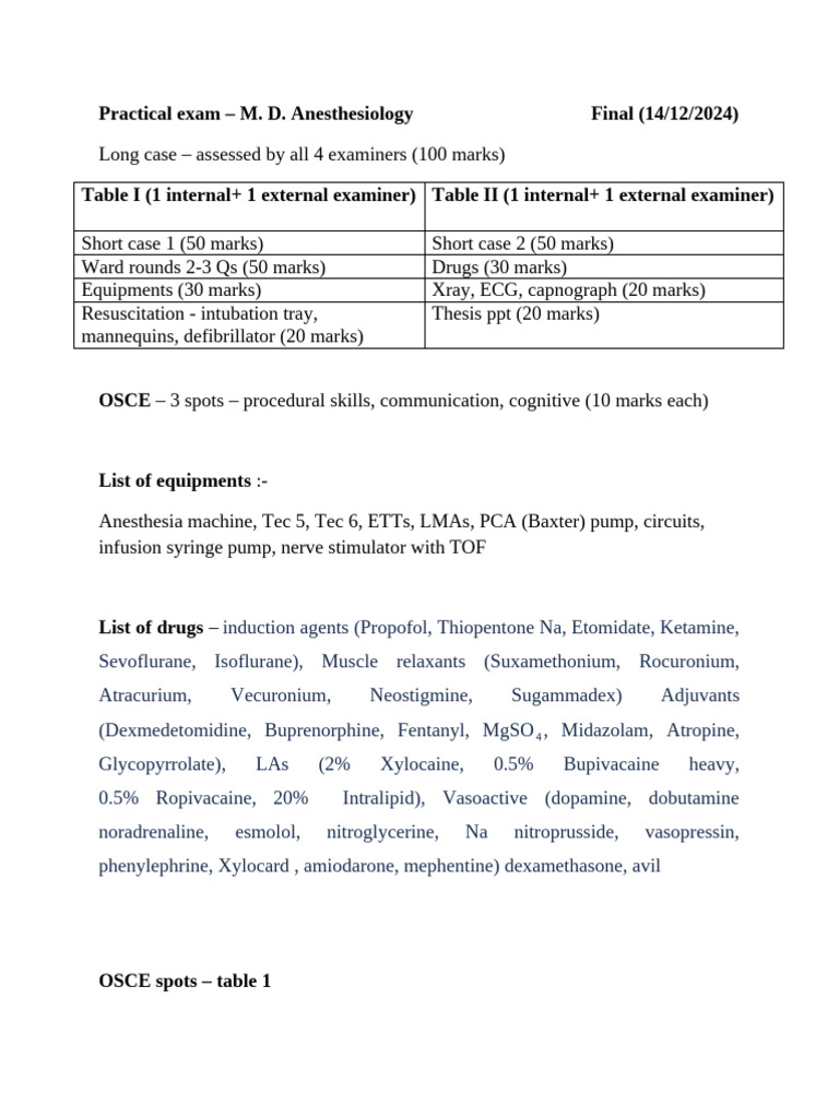 MD Practical Exam | PDF | Neurosurgery | Clinical Medicine