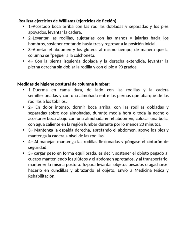 Ejercicios de Williams | PDF