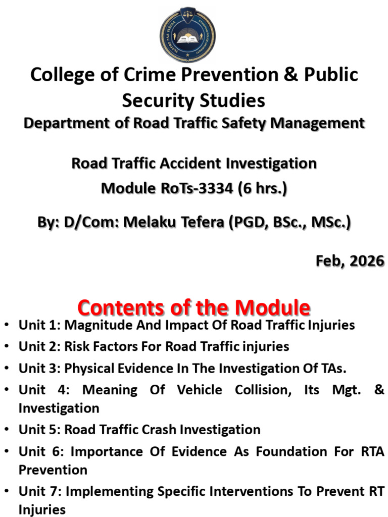 Unit 1 | PDF | Traffic Collision | Respiratory Diseases
