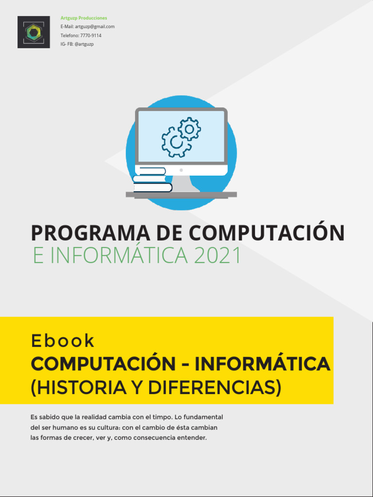 EBOOK 1 | PDF | Informática | Ciencias de la Computación