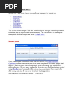 Layout Managers