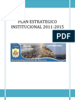 Plan Estratégico Institucional Marcona 2011-2015