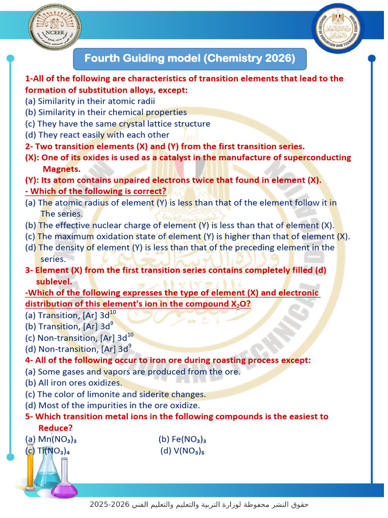 Chemistry en Model 4 | PDF