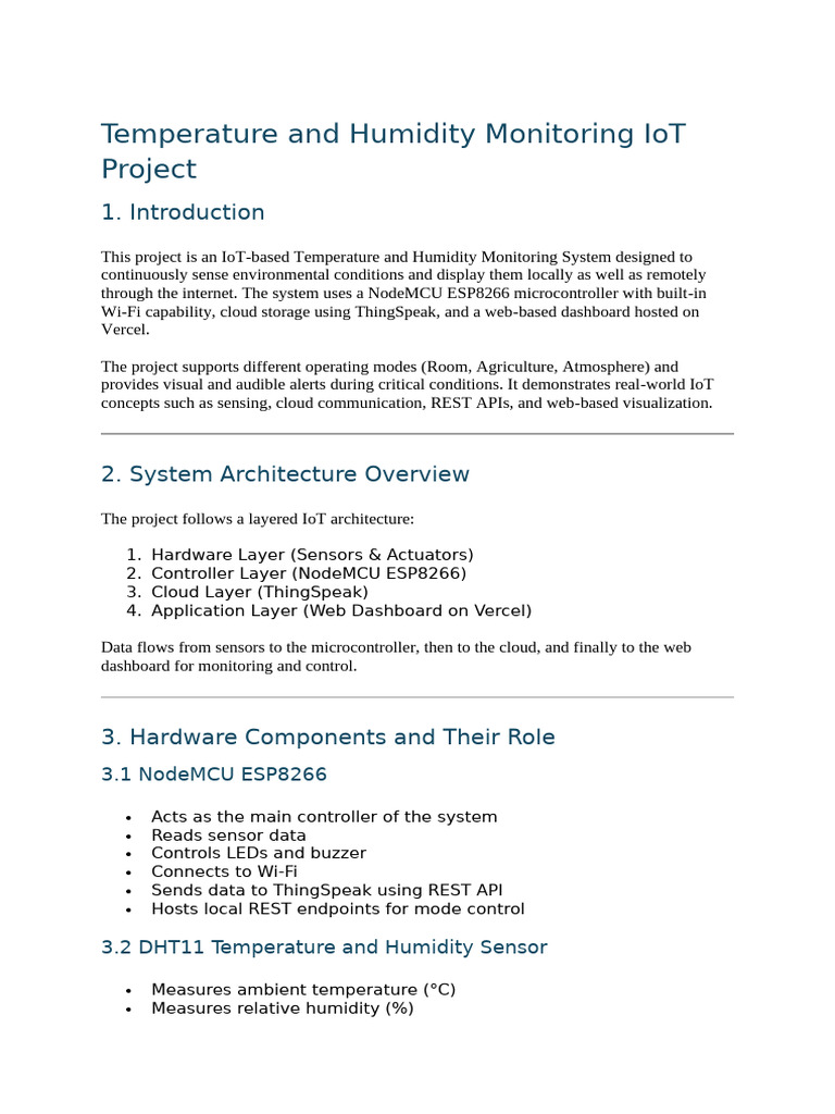 Document | PDF | Internet Of Things | Microcontroller