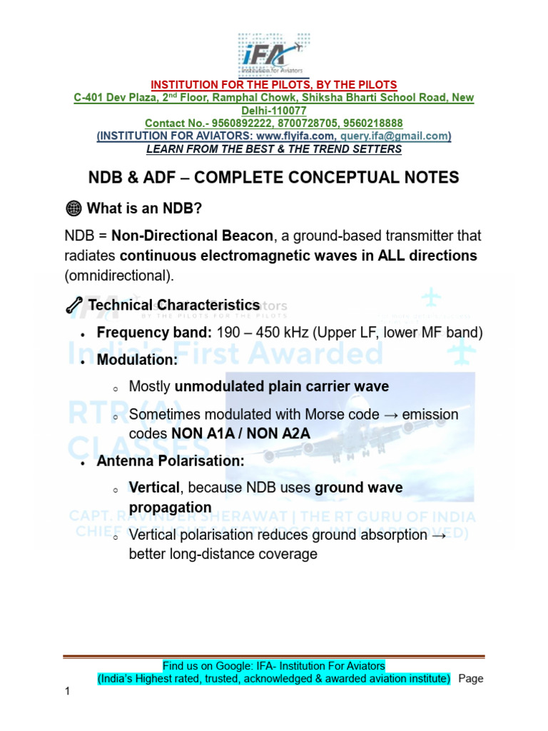 Rtr Dgca Notes Week 5 | PDF
