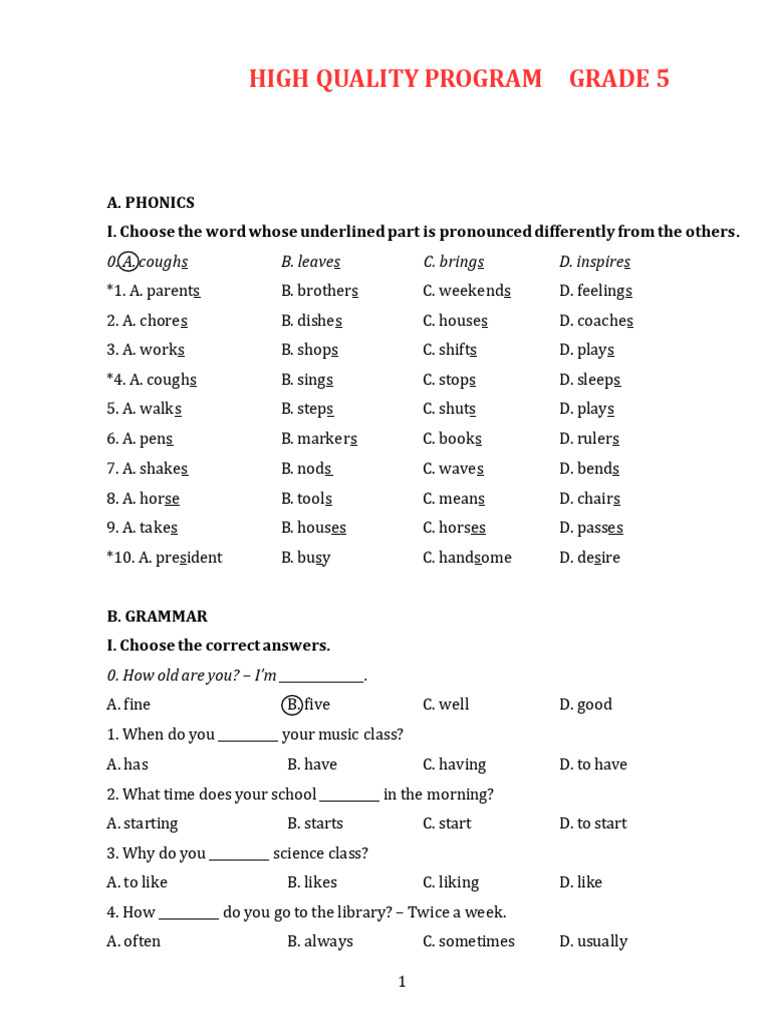 GRADE 5 - 04.04.2026_ High Quality Program | PDF
