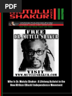  Who is Dr Mutulu Shakur a Lifelong Activist in the New Afrikan Independence Movement