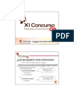 Concurso Nacional de Inventos XI 2012