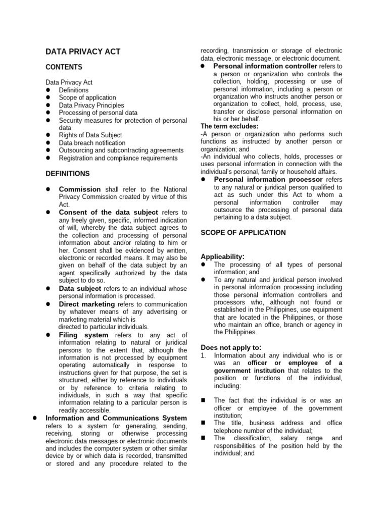 Data Privacy | PDF | Information | Privacy