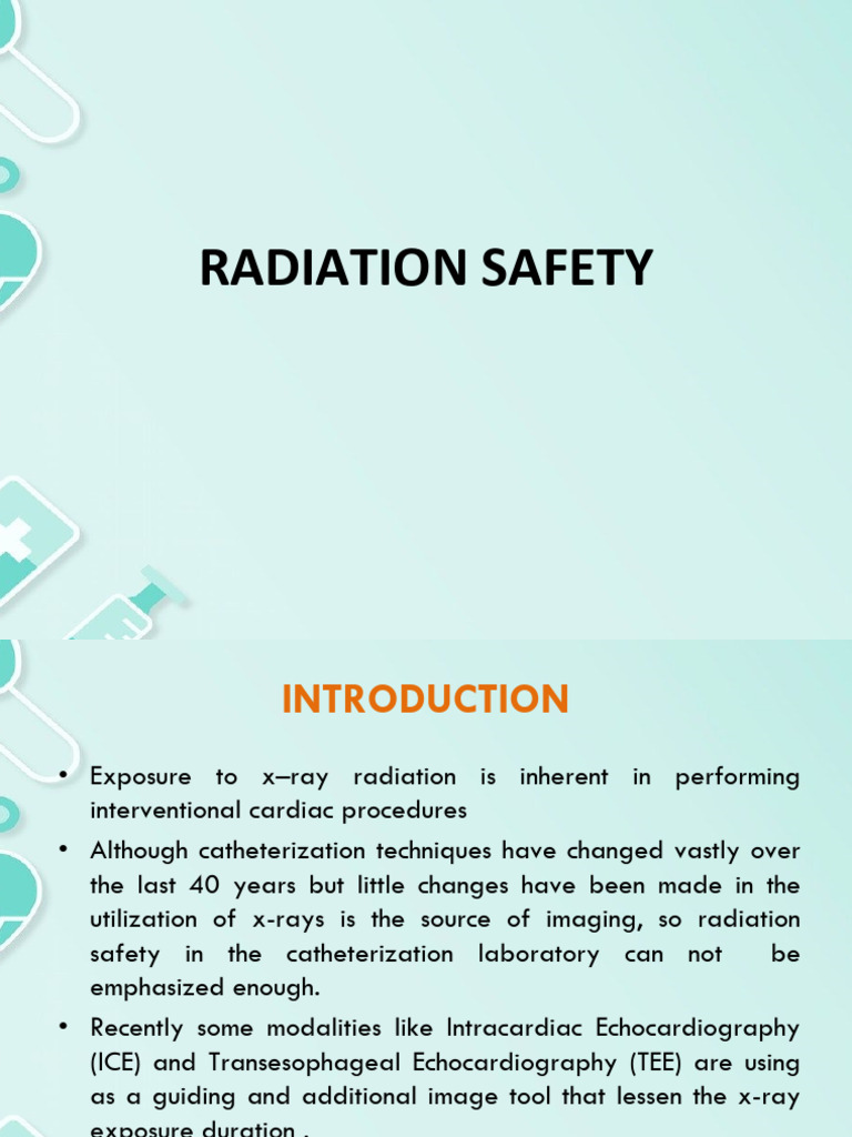 15 Radiation Safety | PDF | Absorbed Dose | Ionizing Radiation