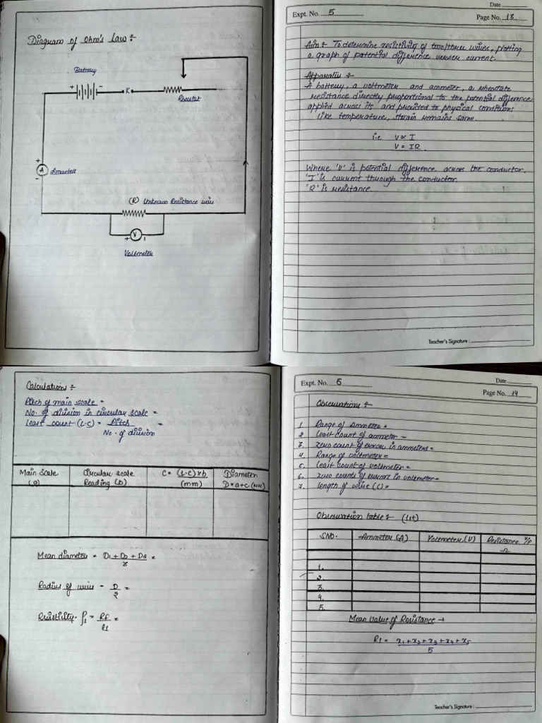 Expt 5 Physics | PDF