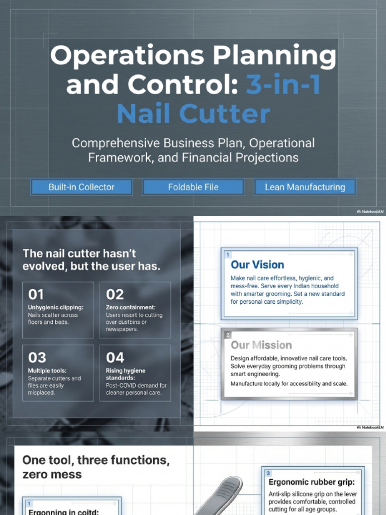 Nail Cutter Operations Blueprint | PDF