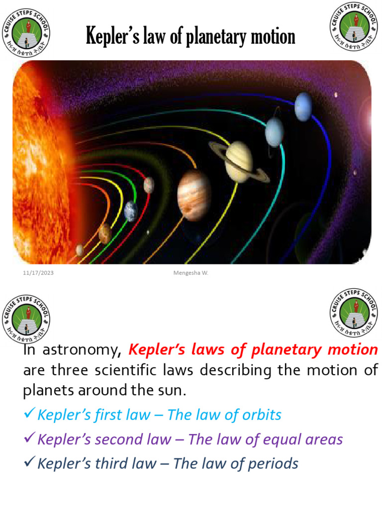 Kepler s Law of Planetary Motion | PDF | Orbit | Apsis