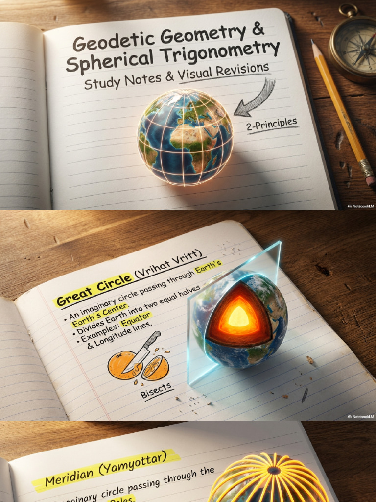 Geodetic Geometry Study Notes | PDF