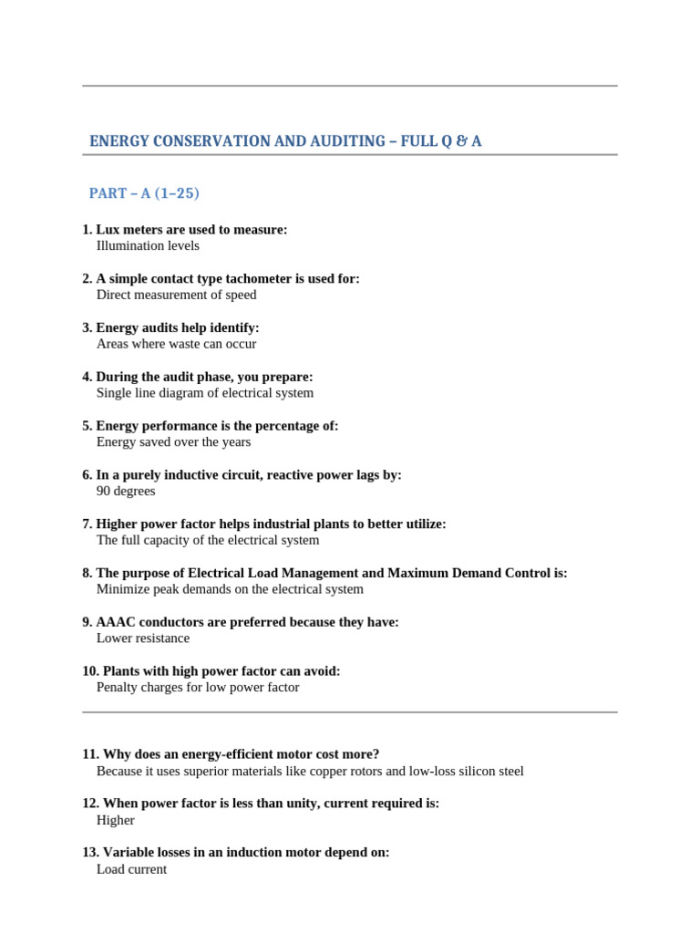 Eca Question Important Model 2 | PDF