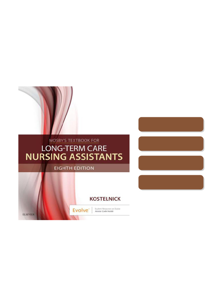 Find the Mosby's Textbook for Long-Term Care Nursing Assistants - E ...