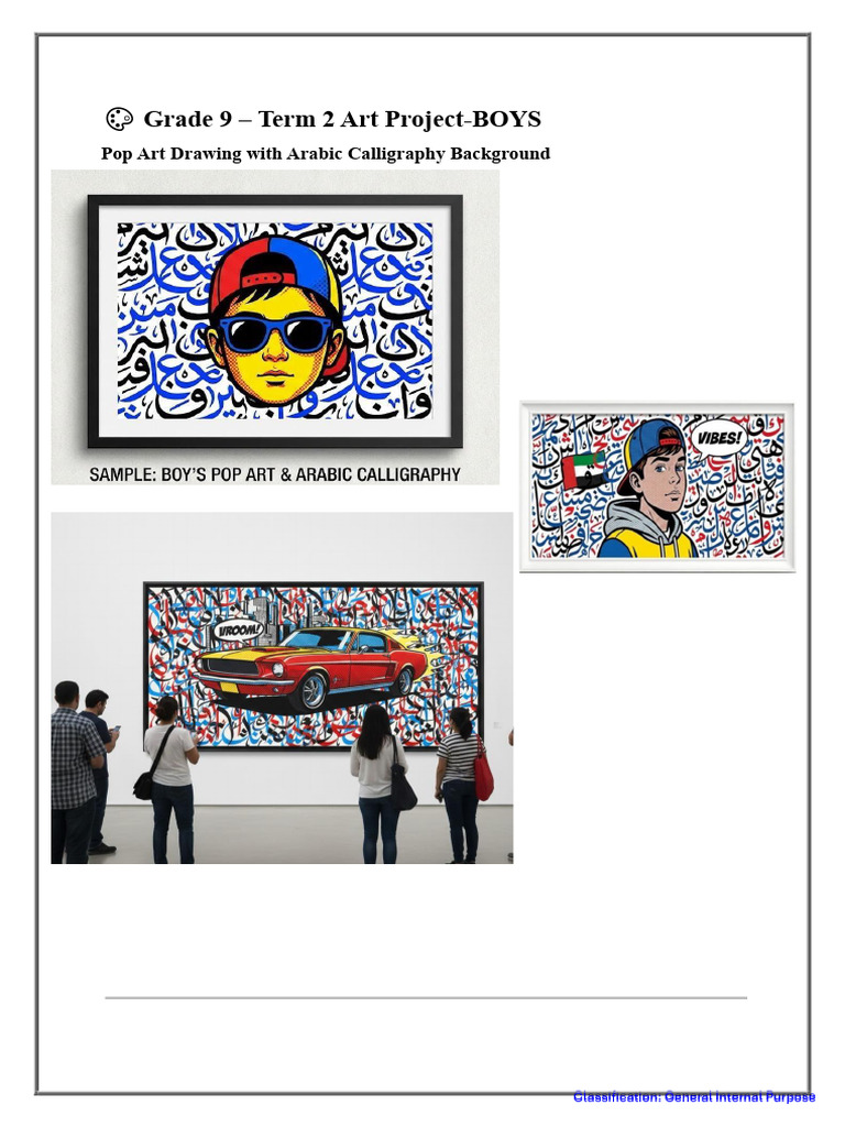 Term 2 Art Project Grade 9-Boys | PDF