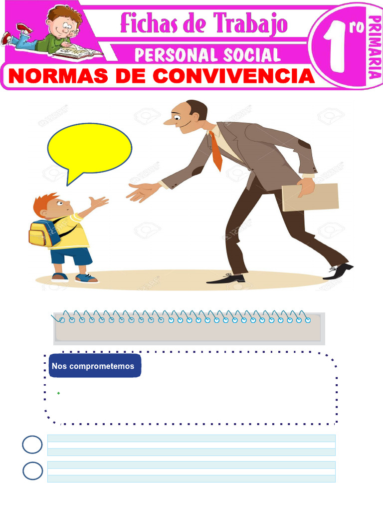 Normas de Convivencia 1 Grado | PDF