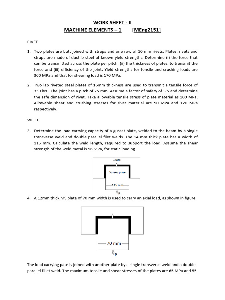 Work Sheet - Ch 3, 4, 5 -V1 | PDF