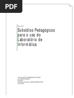 Subsídios Pedagógicos