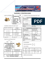 Razones y Proporciones