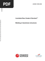 Download As NZS 1665-2004 Welding of Aluminium Structures by SAI Global - APAC SN102208581 doc pdf