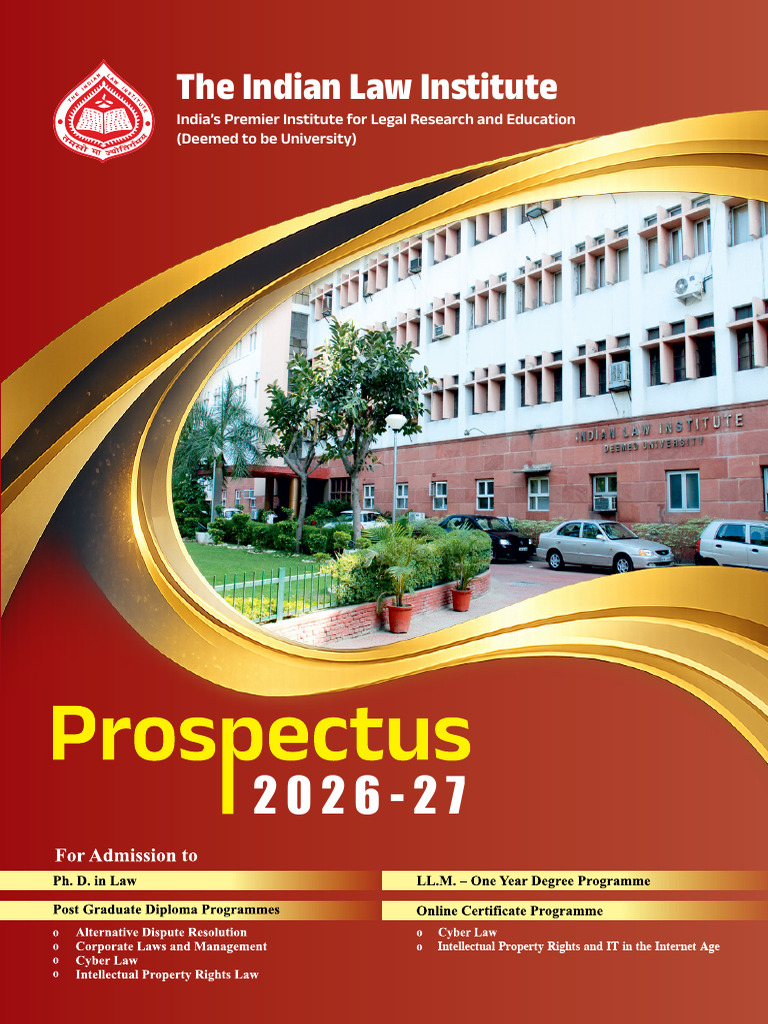 ILI Prospectus - 2026 | PDF | Libraries | Alternative Dispute Resolution