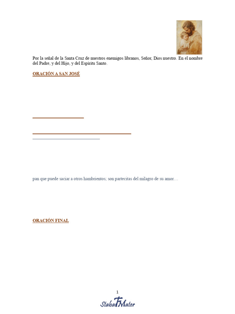 DIA 09 SJ | PDF | María, madre de Jesús | San José