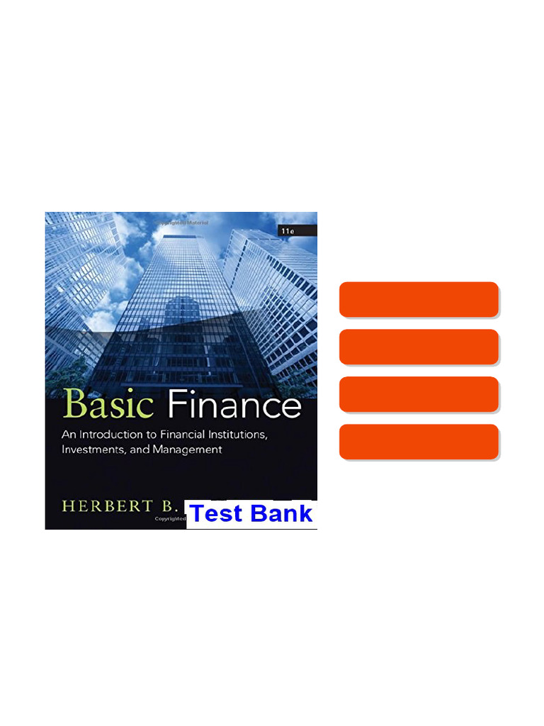 Basic Finance An Introduction to Financial Institutions Investments and ...
