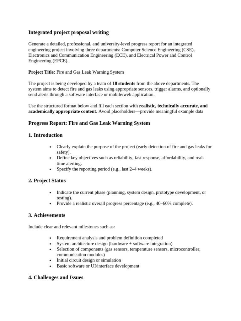 IP Proposal Template | PDF | Electronic Engineering | Sensor