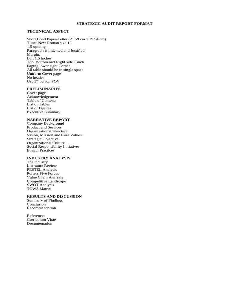 Strat Man Format | PDF