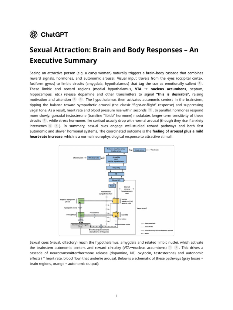 Sexual Attraction_ Brain and Body Responses – an Executive Summary | PDF