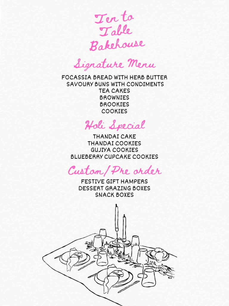 Ten to Table Menu February | PDF