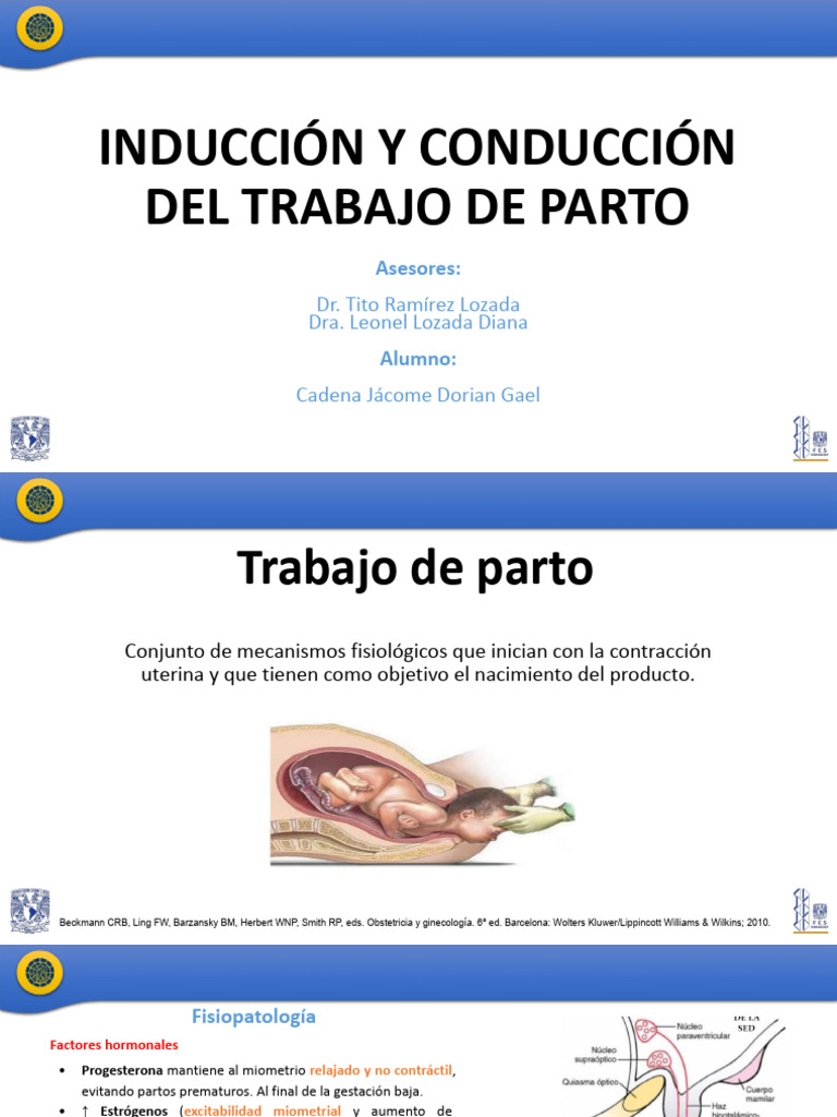 Inducción y Conducción de Trabajo de Parto | PDF | Parto | Embarazo ...