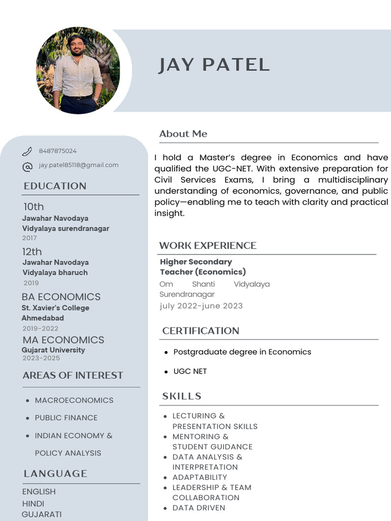 Jay Patel Cv | PDF