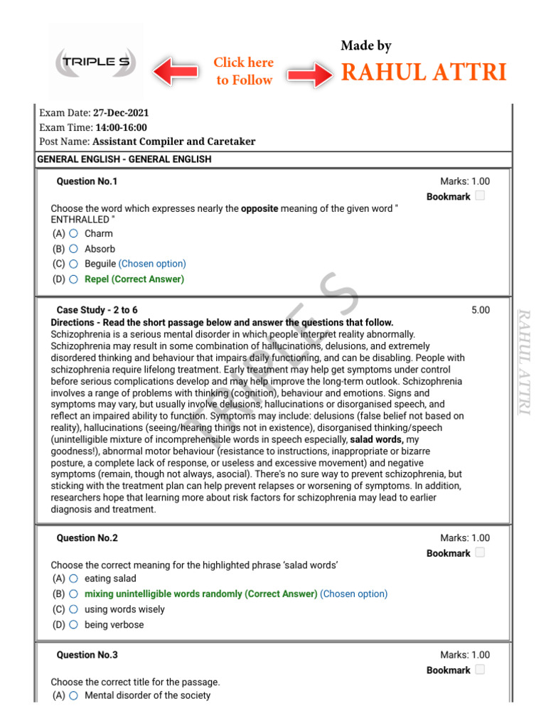 Compiled Asst Compiler Official Papers | PDF | Schizophrenia