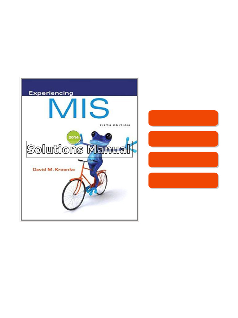 Download Experiencing MIS 5th Edition Kroenke Solutions Manual PDF ...
