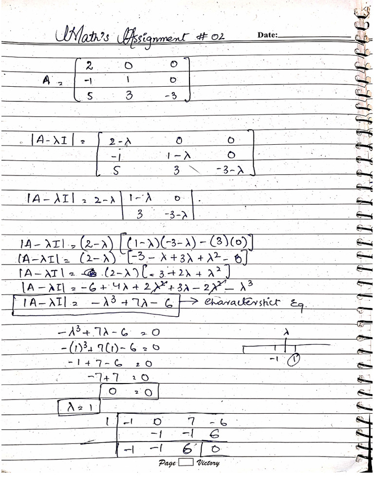 Maths Assignment 2 | PDF