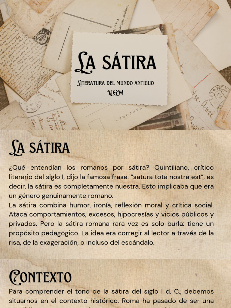 La Sátira | PDF