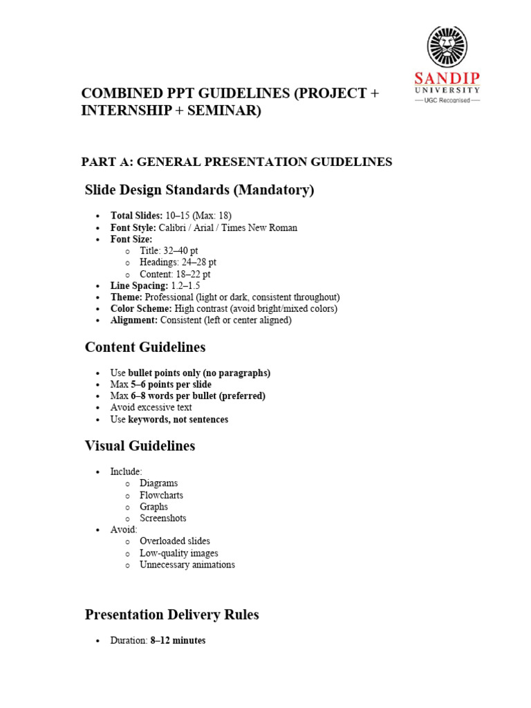 Ppt Guideline for All | PDF | Microsoft Power Point