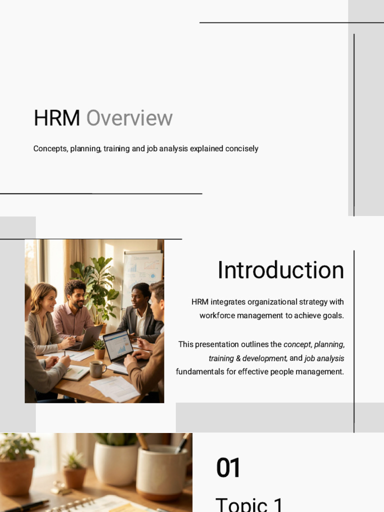 HRM Overview | PDF | Human Resource Management | Leadership