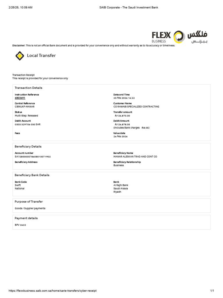 Manar Aleskan Trad and Cont Co | PDF | Banks | Debit Card