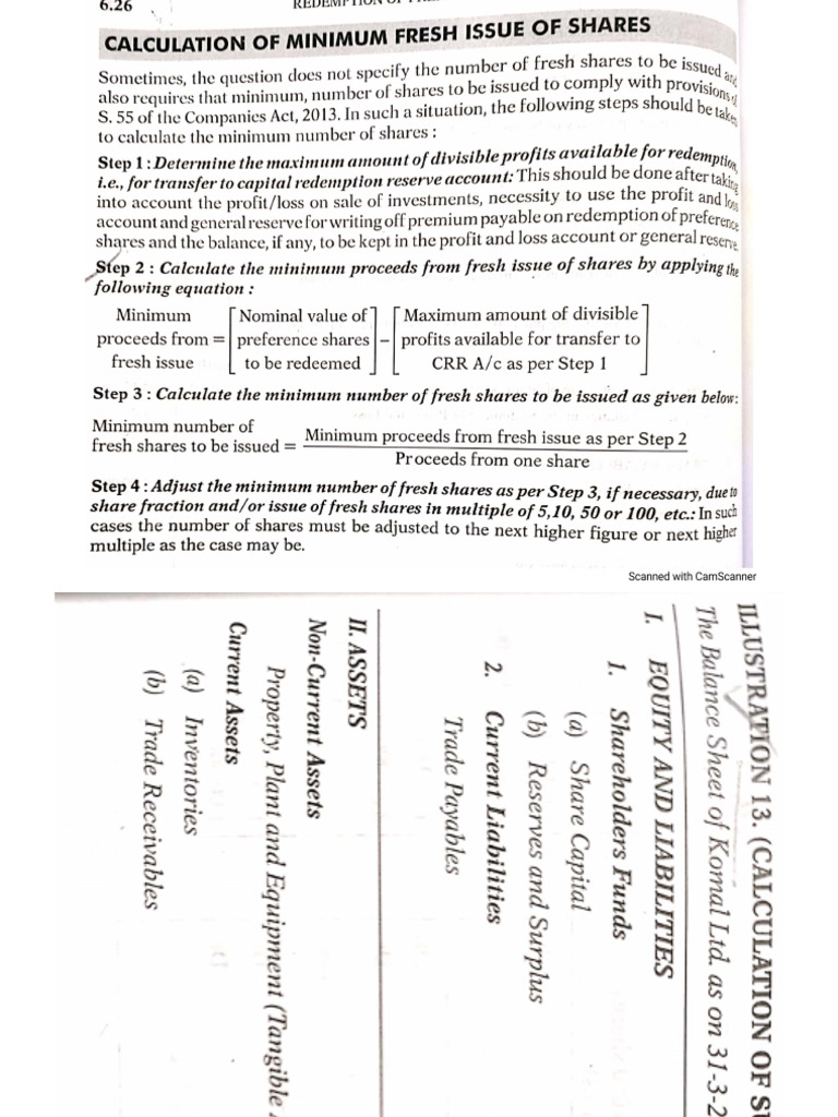 Redemption of Preference Shares -2 | PDF