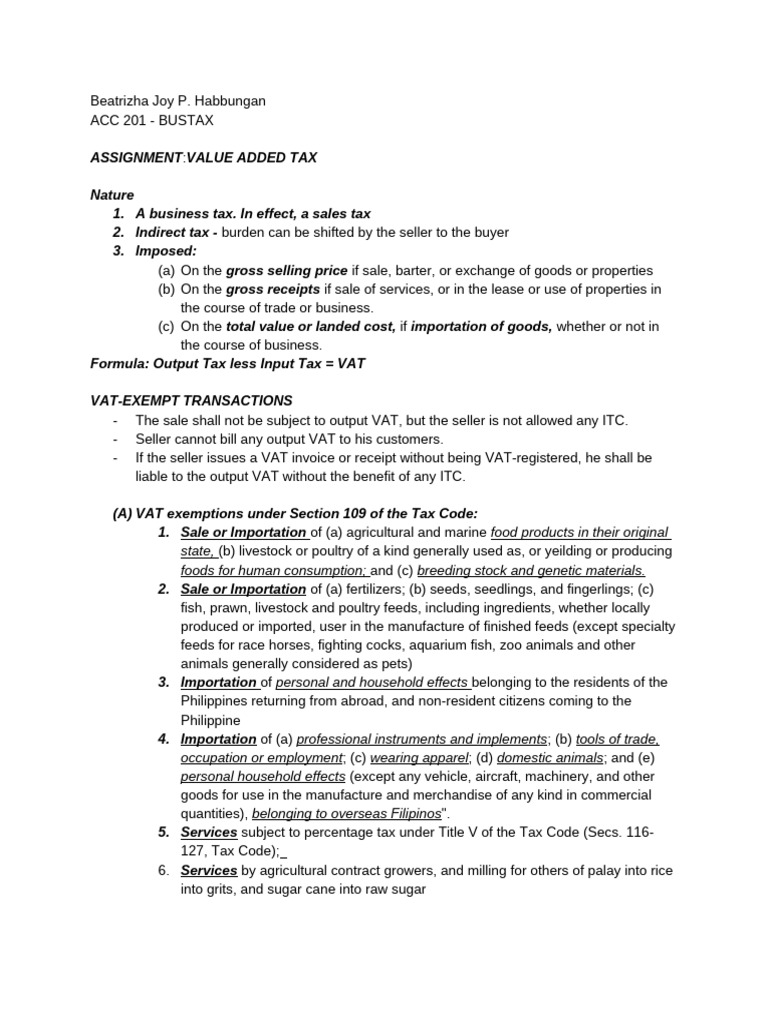 Vat | PDF | Value Added Tax | Taxes