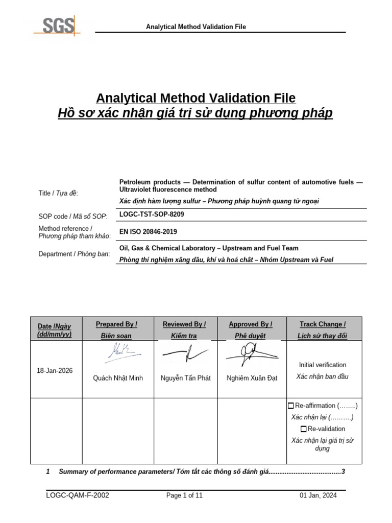 35. Logc-qam-f-2002 Validation Form -Iso 20846 | PDF