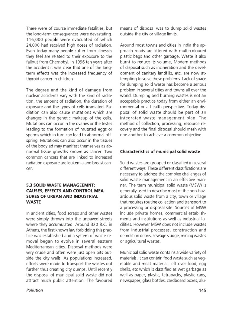 Solid Waste Management | PDF